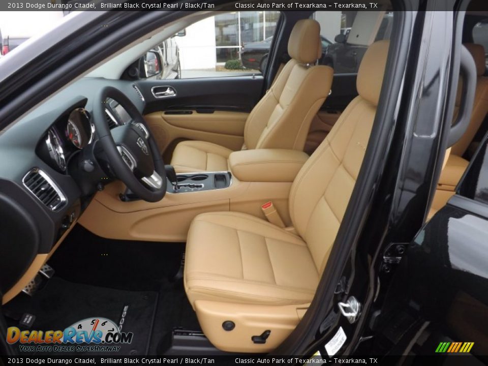 Black/Tan Interior - 2013 Dodge Durango Citadel Photo #13