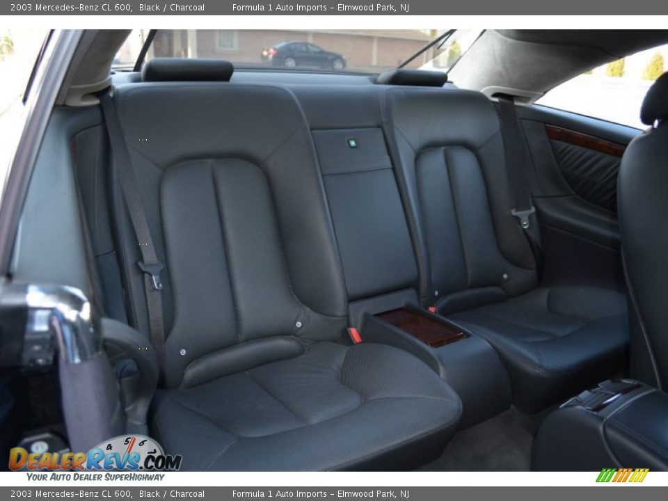 2003 Mercedes-Benz CL 600 Black / Charcoal Photo #11