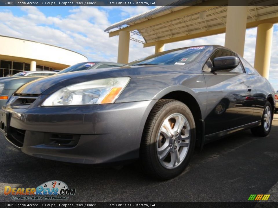 2006 Honda Accord LX Coupe Graphite Pearl / Black Photo #1