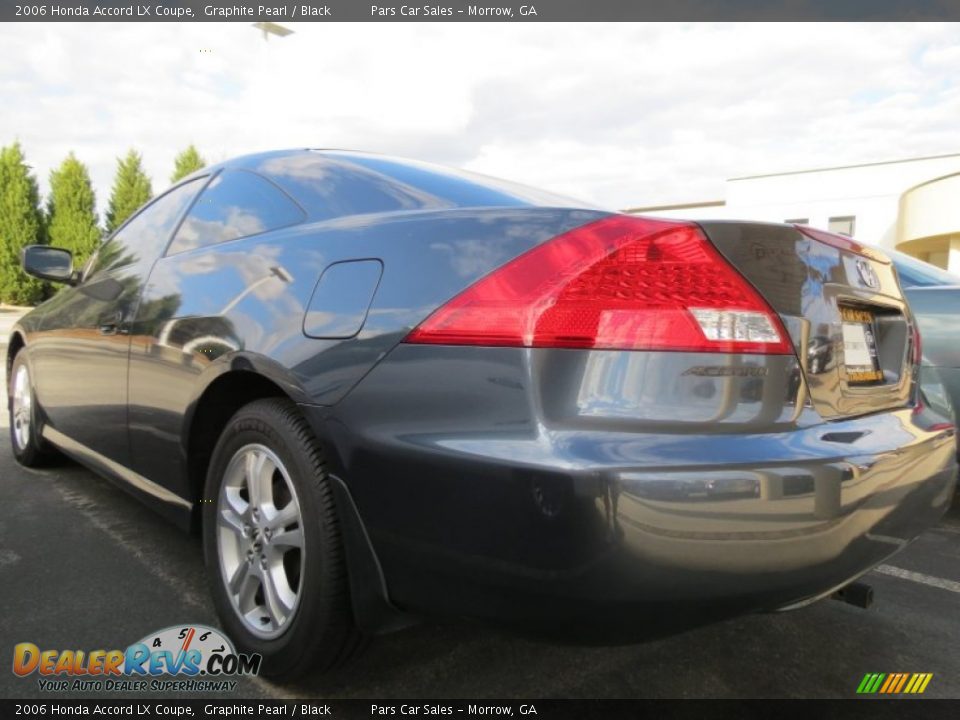 2006 Honda Accord LX Coupe Graphite Pearl / Black Photo #2