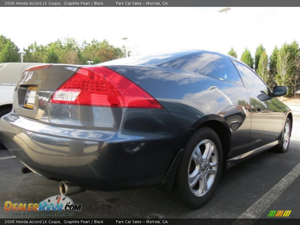 2006 Honda Accord LX Coupe Graphite Pearl / Black Photo #3