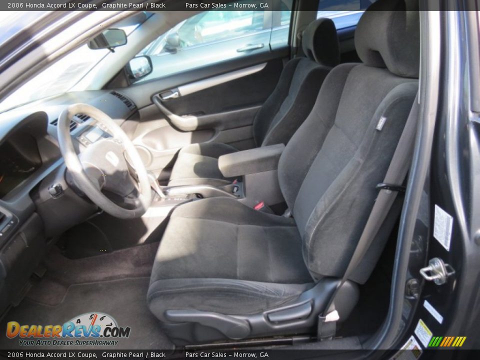 2006 Honda Accord LX Coupe Graphite Pearl / Black Photo #6