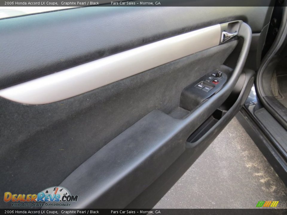 2006 Honda Accord LX Coupe Graphite Pearl / Black Photo #7
