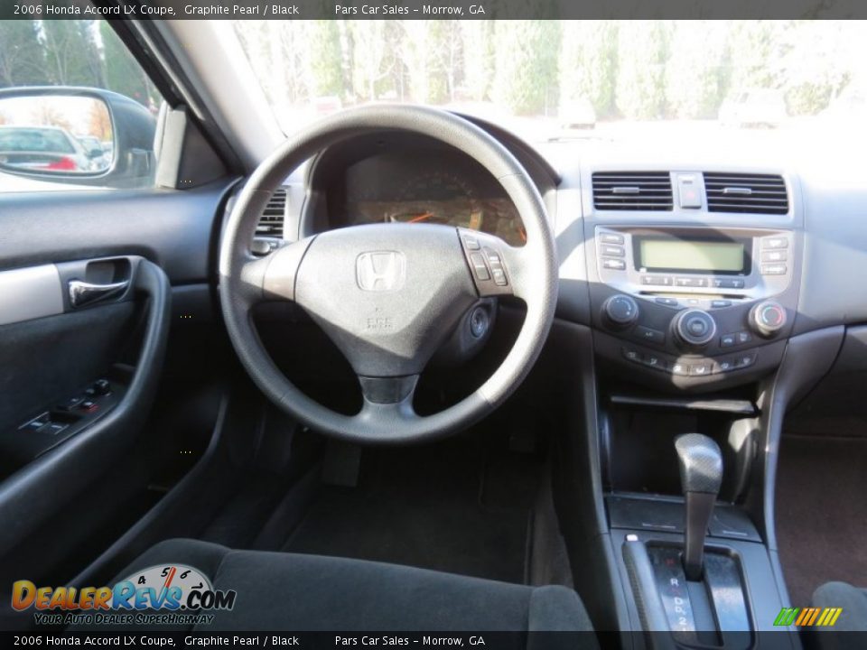 2006 Honda Accord LX Coupe Graphite Pearl / Black Photo #10