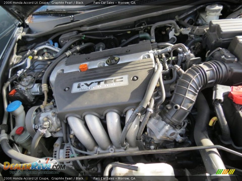2006 Honda Accord LX Coupe Graphite Pearl / Black Photo #11