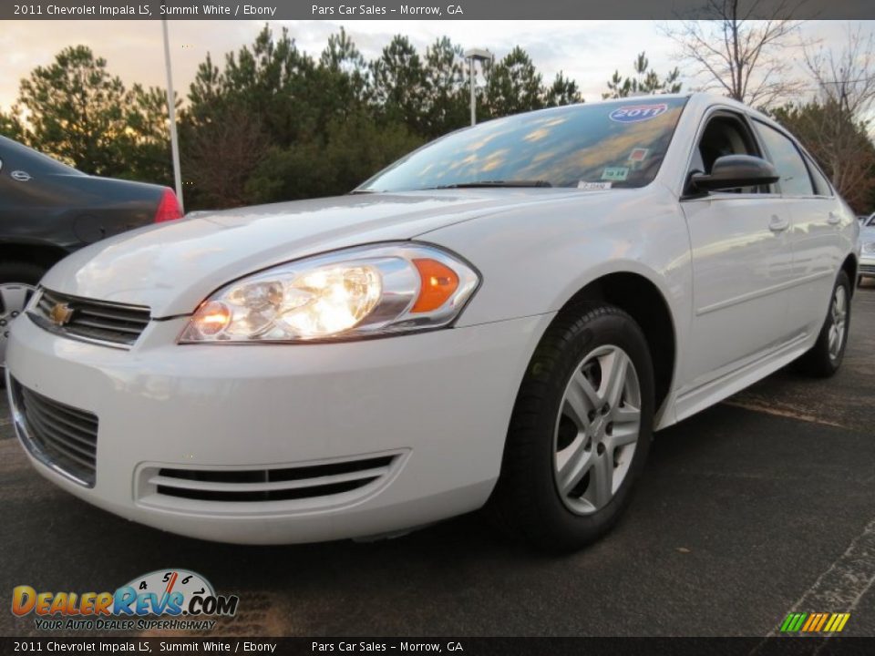 2011 Chevrolet Impala LS Summit White / Ebony Photo #1