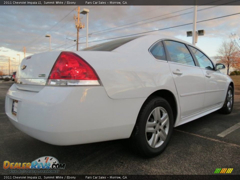 2011 Chevrolet Impala LS Summit White / Ebony Photo #3