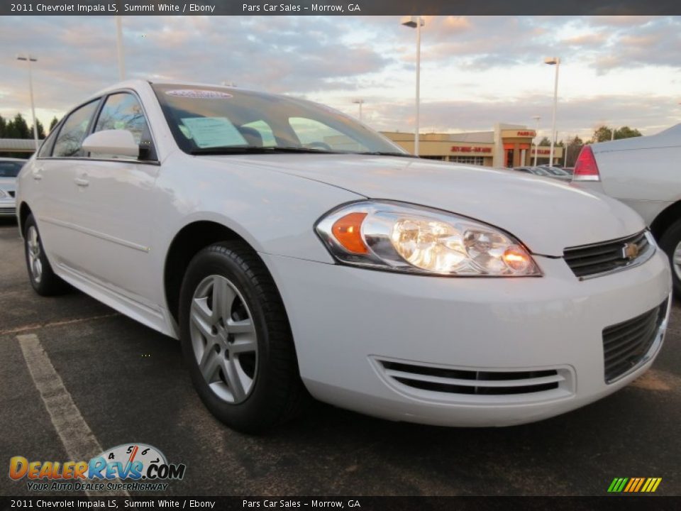 2011 Chevrolet Impala LS Summit White / Ebony Photo #4