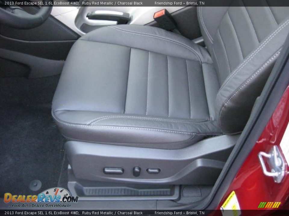 2013 Ford Escape SEL 1.6L EcoBoost 4WD Ruby Red Metallic / Charcoal Black Photo #12