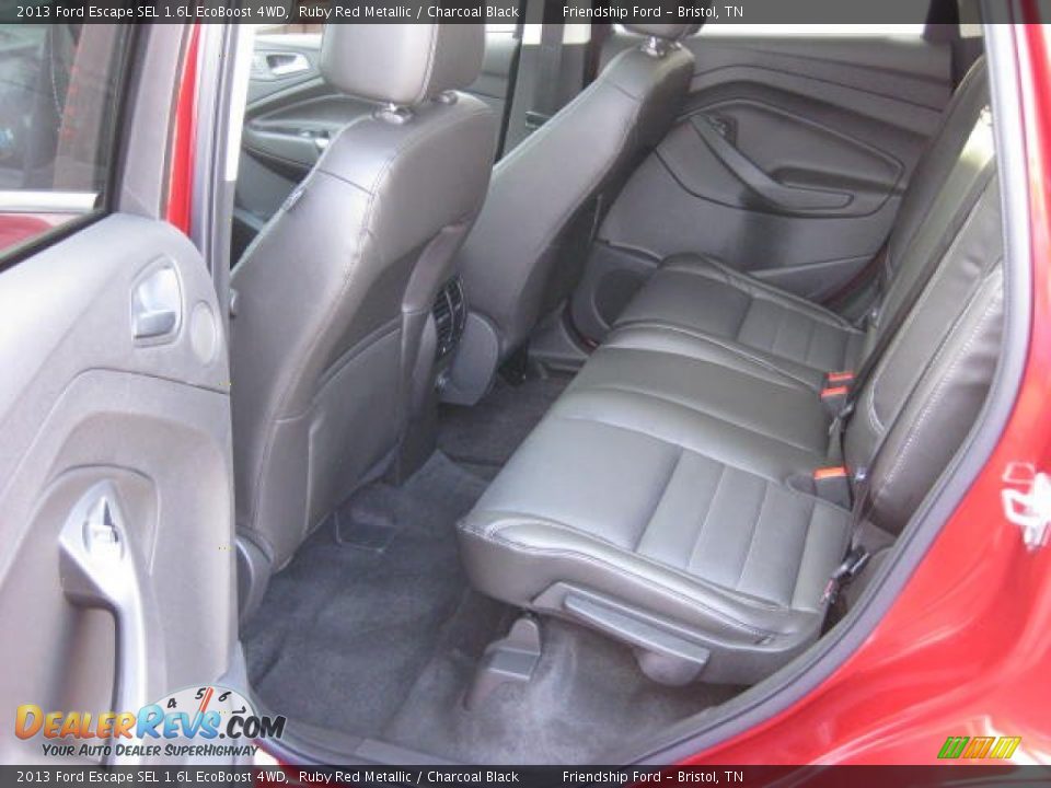 2013 Ford Escape SEL 1.6L EcoBoost 4WD Ruby Red Metallic / Charcoal Black Photo #16