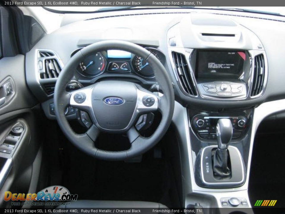 2013 Ford Escape SEL 1.6L EcoBoost 4WD Ruby Red Metallic / Charcoal Black Photo #18