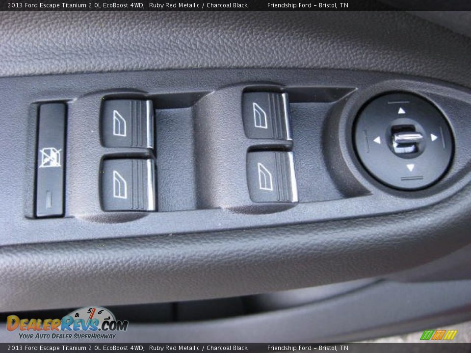 2013 Ford Escape Titanium 2.0L EcoBoost 4WD Ruby Red Metallic / Charcoal Black Photo #14