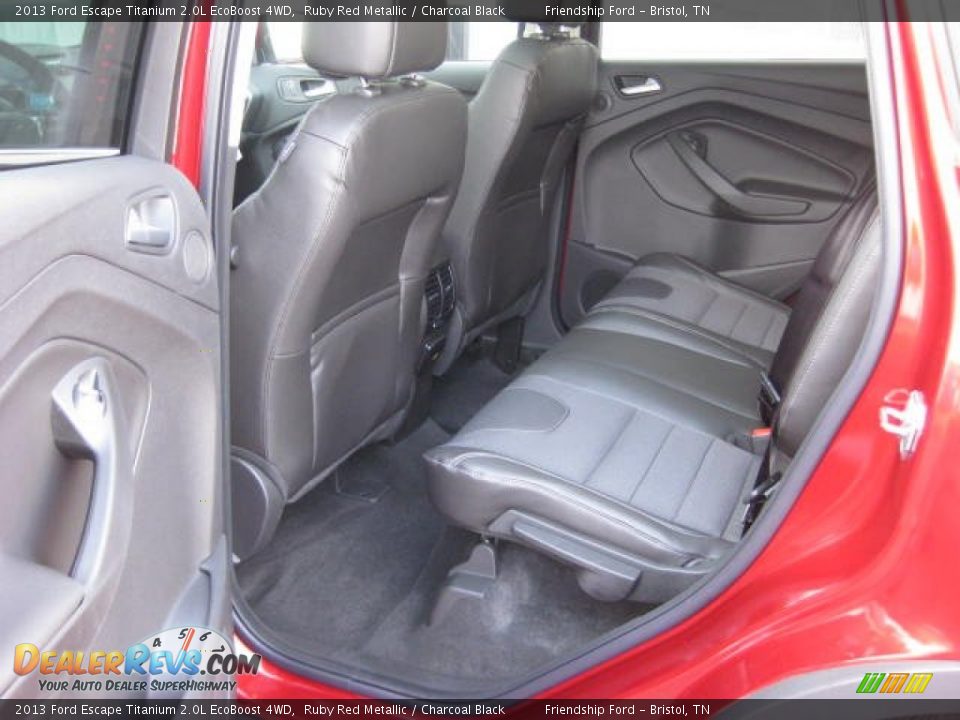 2013 Ford Escape Titanium 2.0L EcoBoost 4WD Ruby Red Metallic / Charcoal Black Photo #16