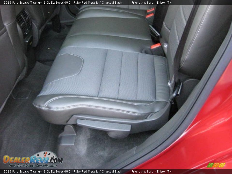 2013 Ford Escape Titanium 2.0L EcoBoost 4WD Ruby Red Metallic / Charcoal Black Photo #17