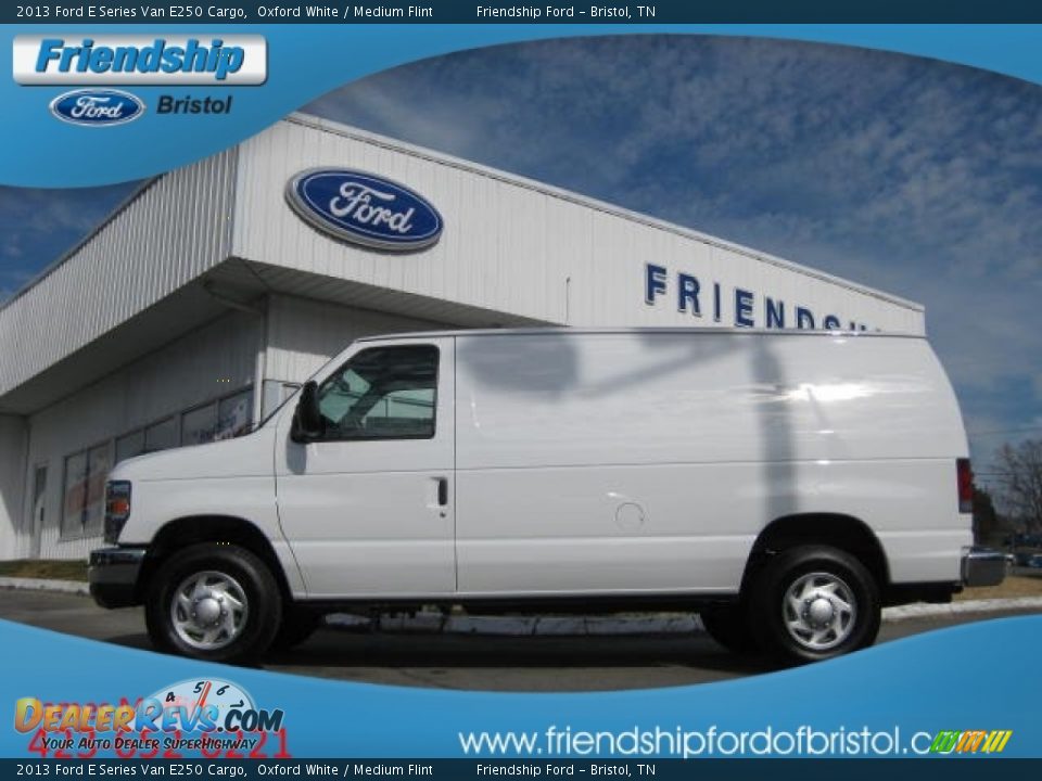 2013 Ford E Series Van E250 Cargo Oxford White / Medium Flint Photo #1