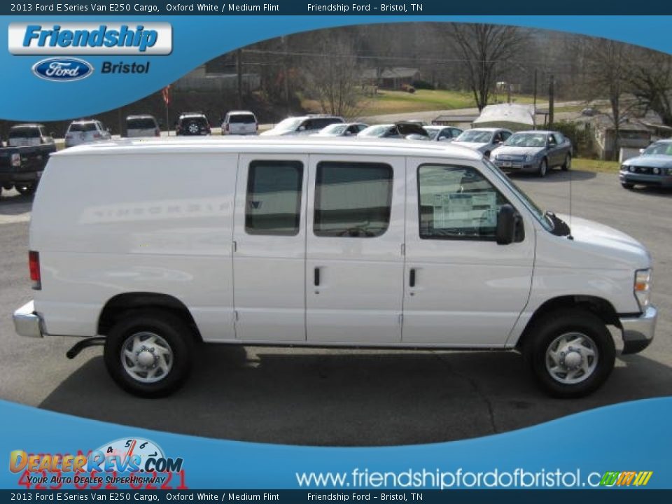 2013 Ford E Series Van E250 Cargo Oxford White / Medium Flint Photo #6
