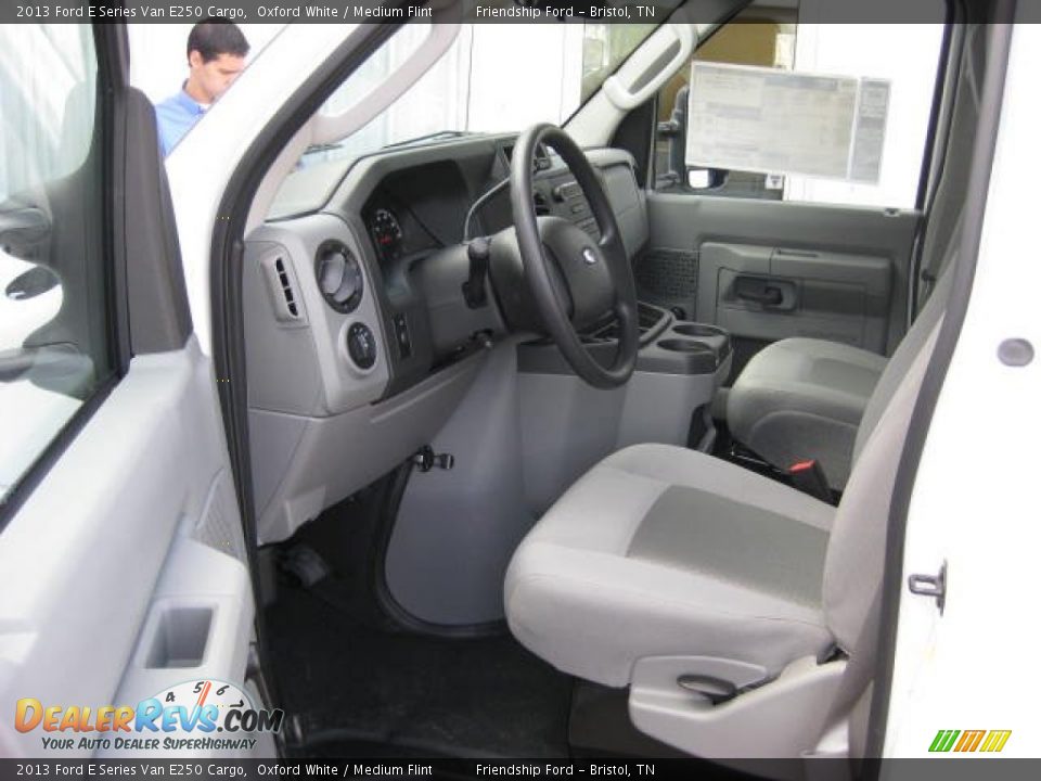 2013 Ford E Series Van E250 Cargo Oxford White / Medium Flint Photo #11