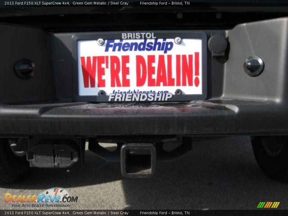 2013 Ford F150 XLT SuperCrew 4x4 Green Gem Metallic / Steel Gray Photo #11