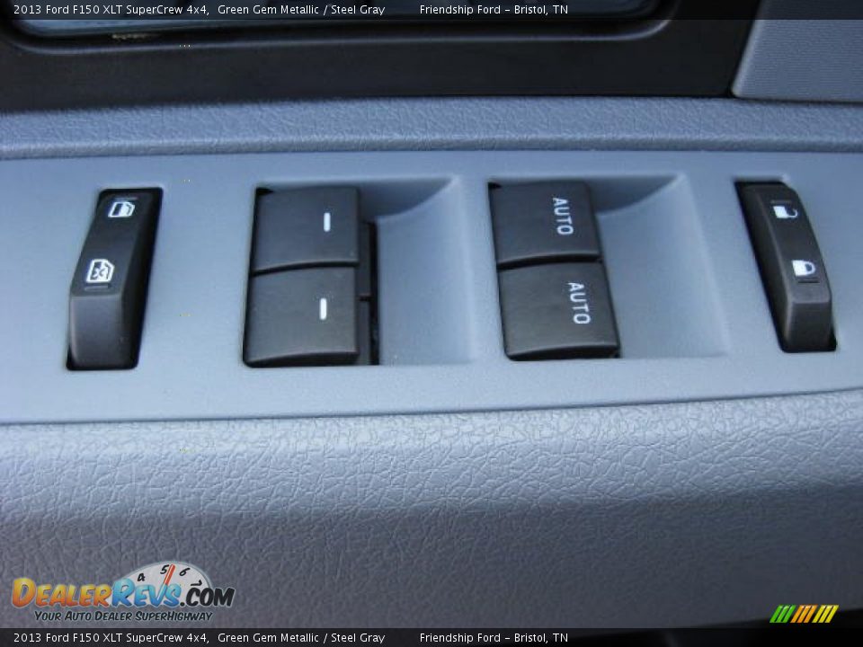 2013 Ford F150 XLT SuperCrew 4x4 Green Gem Metallic / Steel Gray Photo #17