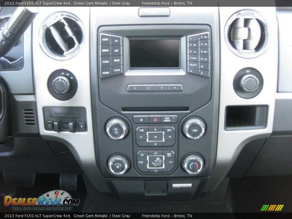 2013 Ford F150 XLT SuperCrew 4x4 Green Gem Metallic / Steel Gray Photo #24
