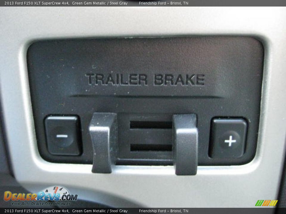 2013 Ford F150 XLT SuperCrew 4x4 Green Gem Metallic / Steel Gray Photo #26