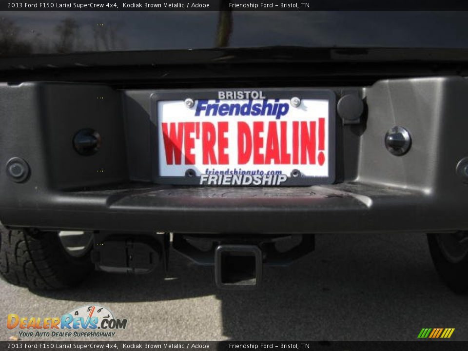 2013 Ford F150 Lariat SuperCrew 4x4 Kodiak Brown Metallic / Adobe Photo #10
