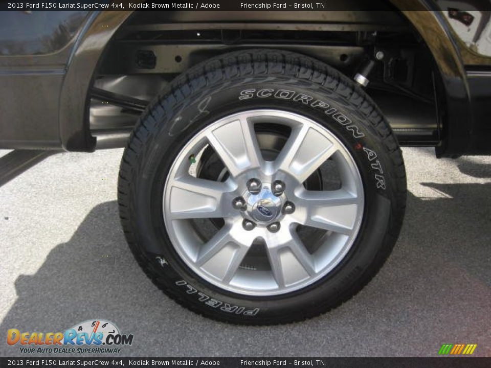 2013 Ford F150 Lariat SuperCrew 4x4 Kodiak Brown Metallic / Adobe Photo #11