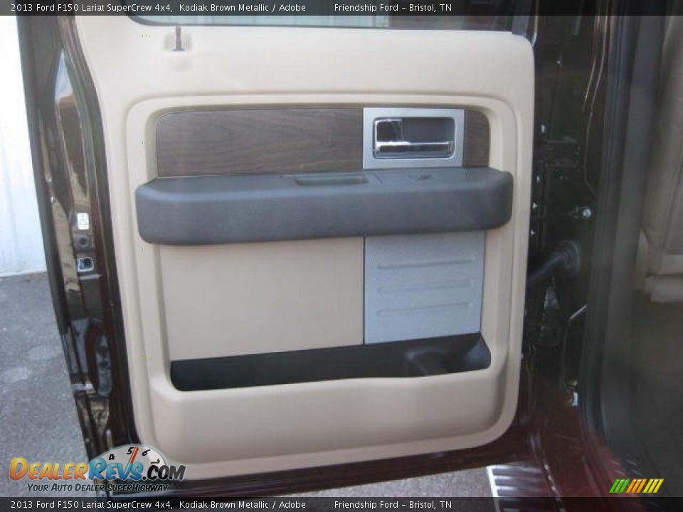 2013 Ford F150 Lariat SuperCrew 4x4 Kodiak Brown Metallic / Adobe Photo #20