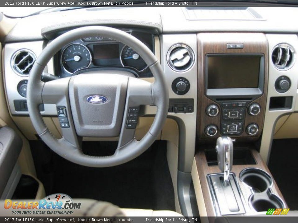 2013 Ford F150 Lariat SuperCrew 4x4 Kodiak Brown Metallic / Adobe Photo #23