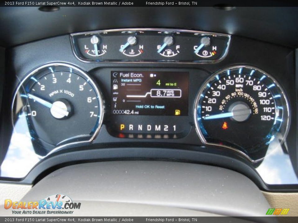 2013 Ford F150 Lariat SuperCrew 4x4 Kodiak Brown Metallic / Adobe Photo #30