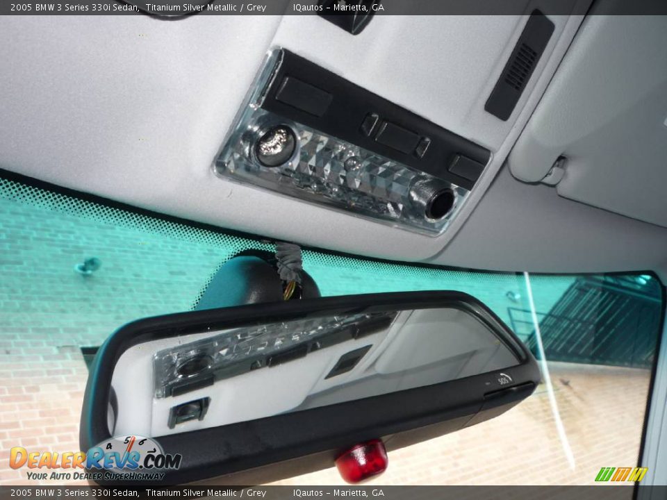 2005 BMW 3 Series 330i Sedan Titanium Silver Metallic / Grey Photo #21