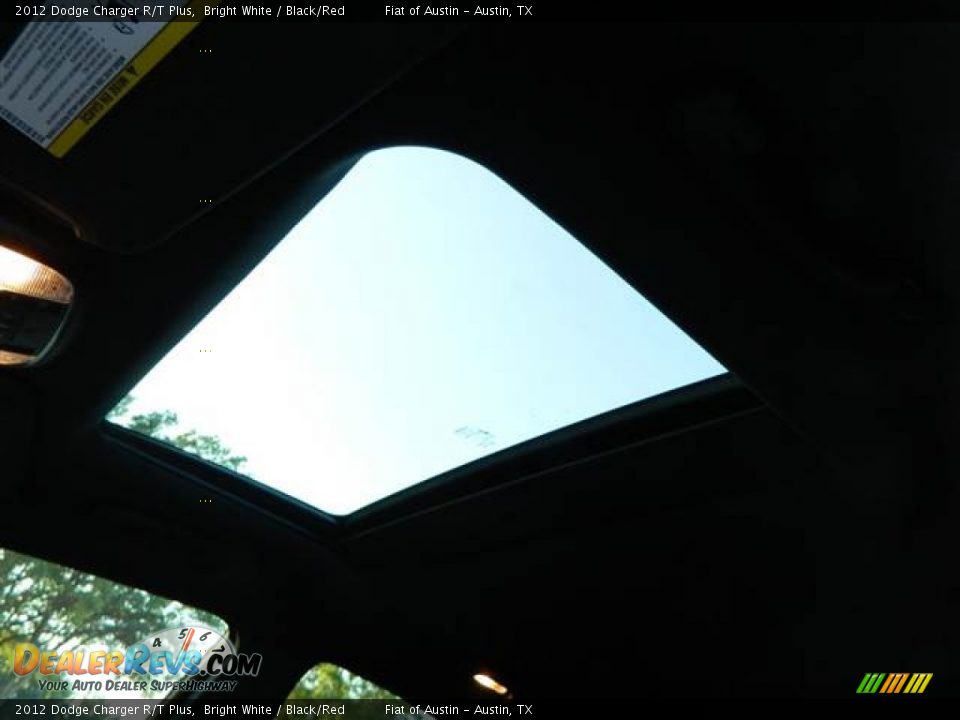 2012 Dodge Charger R/T Plus Bright White / Black/Red Photo #30