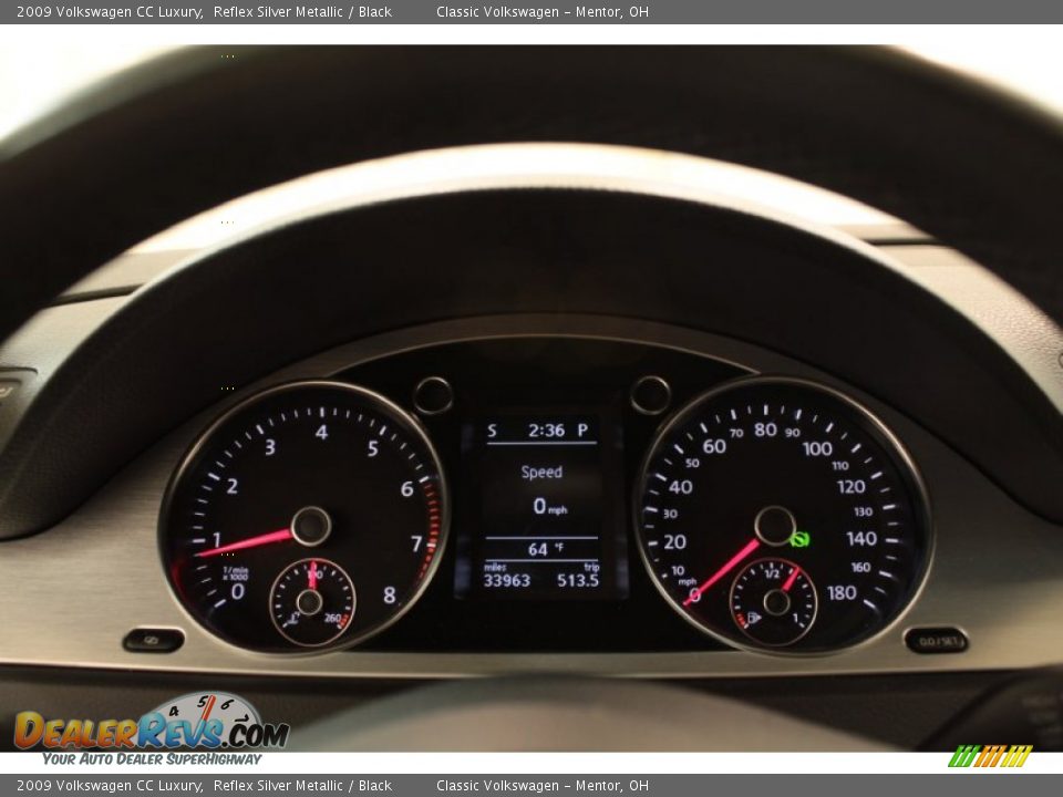 2009 Volkswagen CC Luxury Reflex Silver Metallic / Black Photo #11