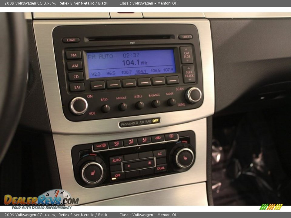 2009 Volkswagen CC Luxury Reflex Silver Metallic / Black Photo #13