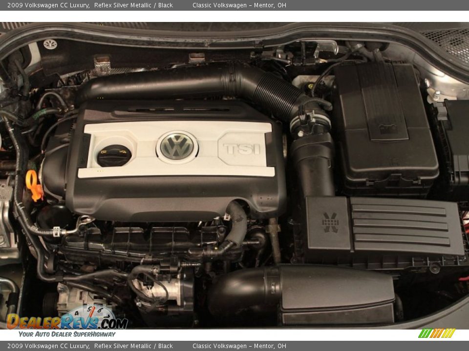 2009 Volkswagen CC Luxury Reflex Silver Metallic / Black Photo #21