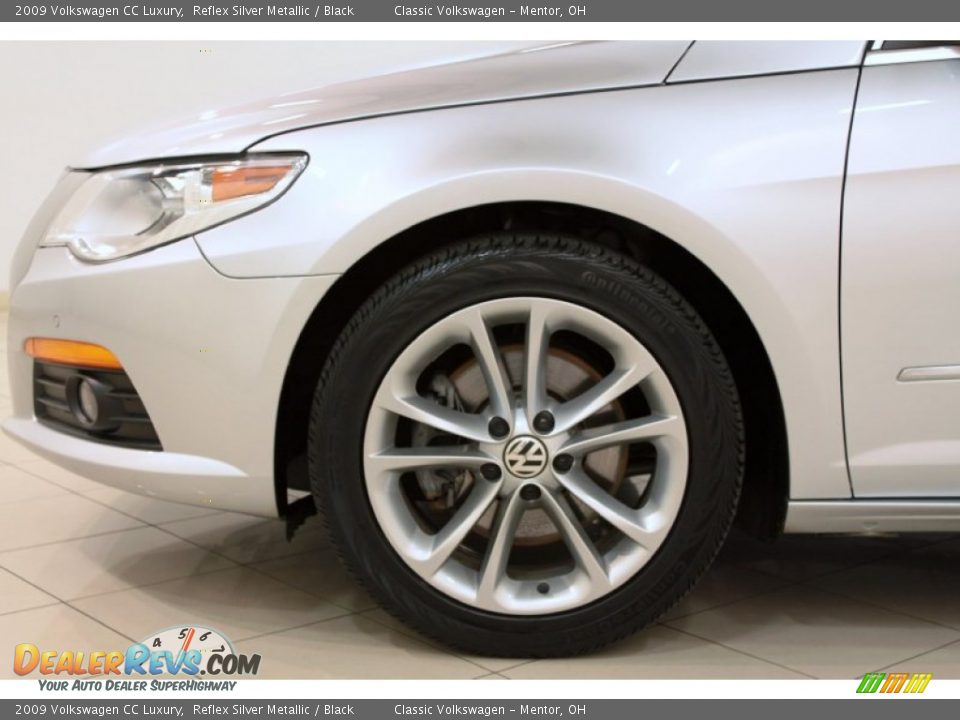 2009 Volkswagen CC Luxury Reflex Silver Metallic / Black Photo #22