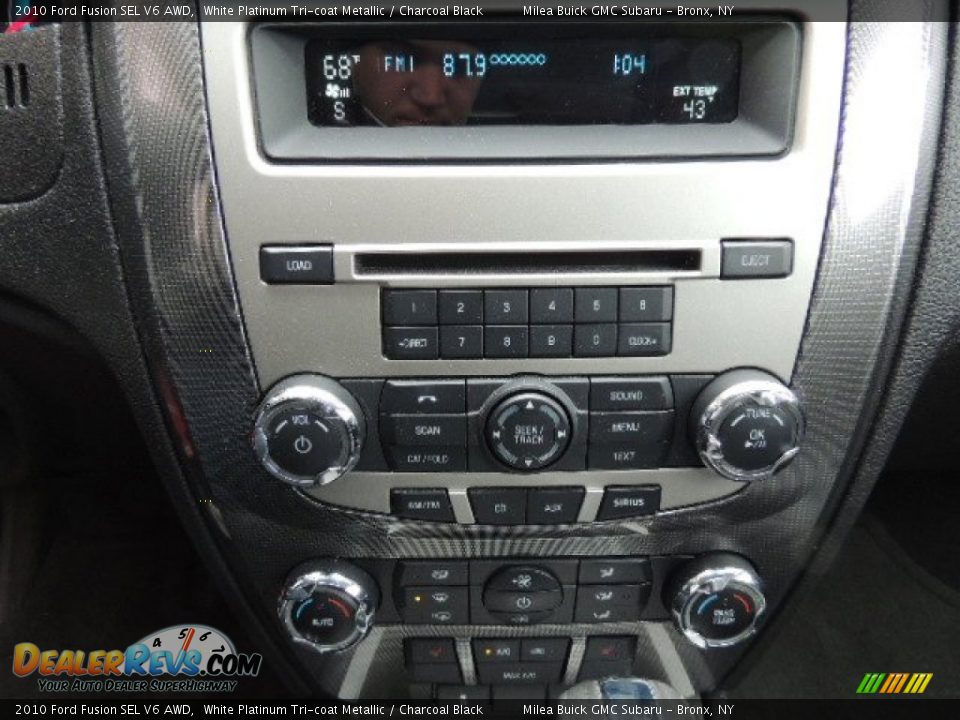 2010 Ford Fusion SEL V6 AWD White Platinum Tri-coat Metallic / Charcoal Black Photo #13