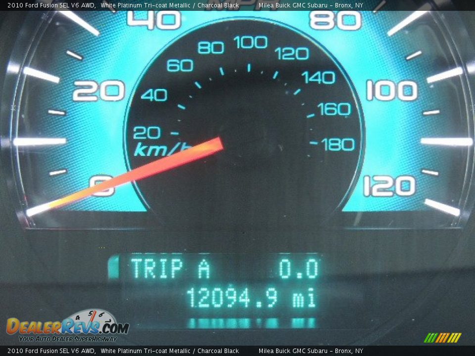 2010 Ford Fusion SEL V6 AWD White Platinum Tri-coat Metallic / Charcoal Black Photo #16