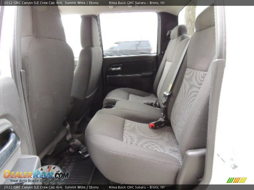 2012 GMC Canyon SLE Crew Cab 4x4 Summit White / Ebony Photo #7