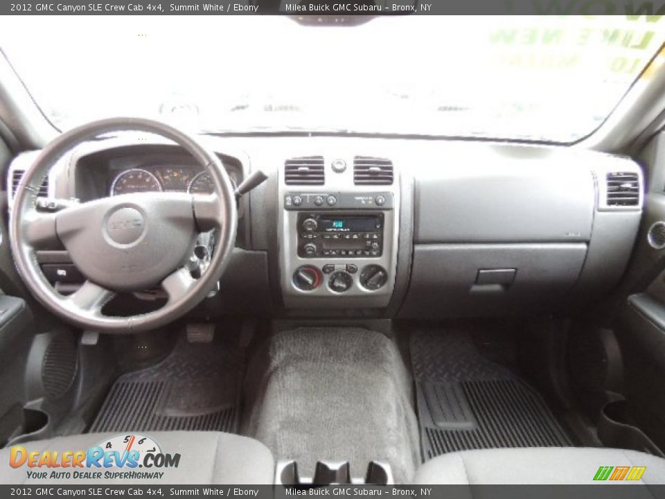 2012 GMC Canyon SLE Crew Cab 4x4 Summit White / Ebony Photo #8