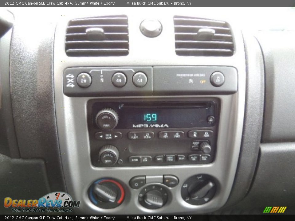 2012 GMC Canyon SLE Crew Cab 4x4 Summit White / Ebony Photo #12