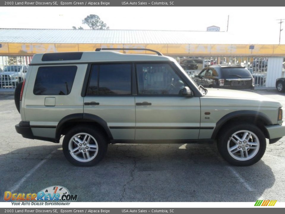 2003 Land Rover Discovery SE Epsom Green / Alpaca Beige Photo #4