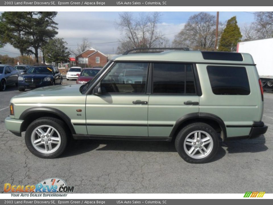 2003 Land Rover Discovery SE Epsom Green / Alpaca Beige Photo #5