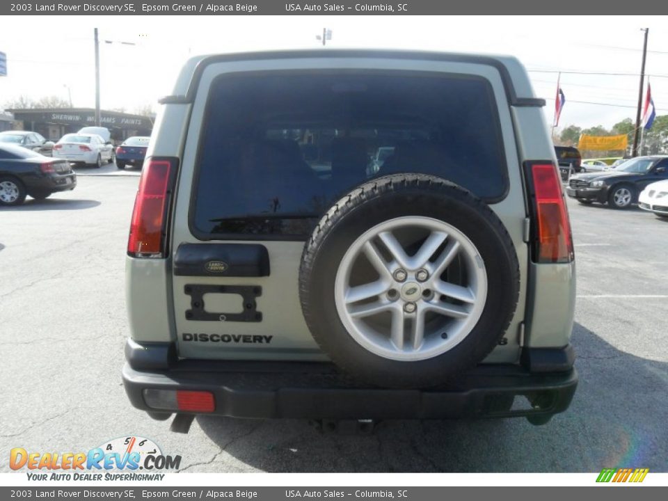 2003 Land Rover Discovery SE Epsom Green / Alpaca Beige Photo #6