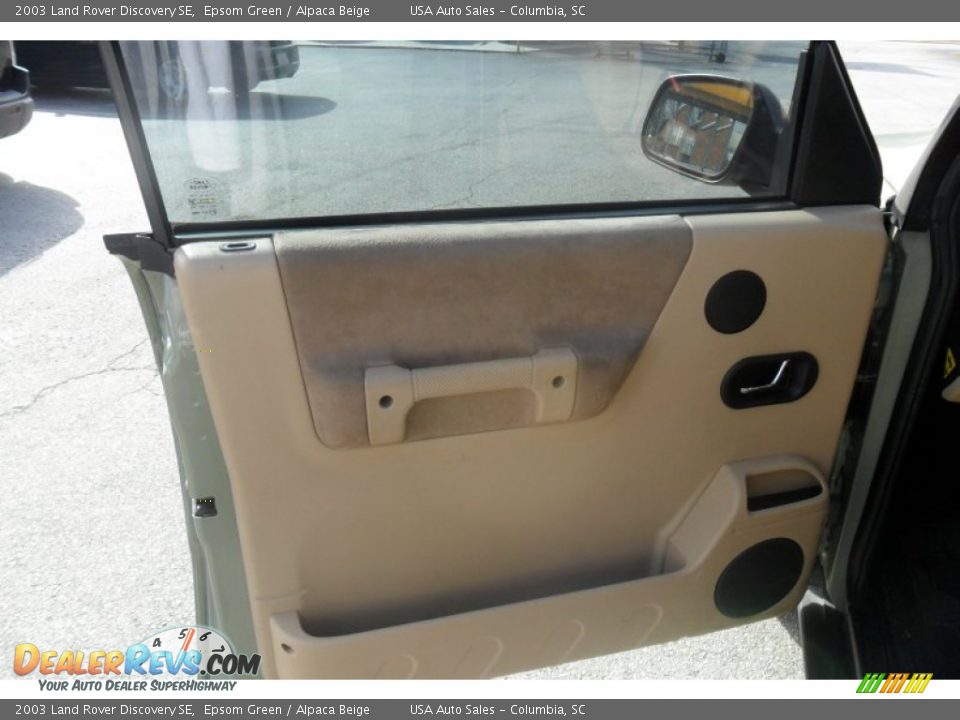 2003 Land Rover Discovery SE Epsom Green / Alpaca Beige Photo #11