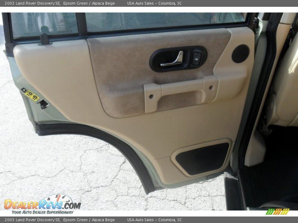 2003 Land Rover Discovery SE Epsom Green / Alpaca Beige Photo #12