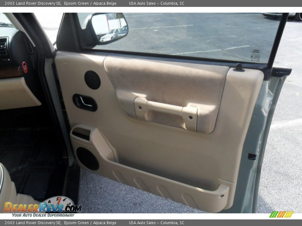 2003 Land Rover Discovery SE Epsom Green / Alpaca Beige Photo #13