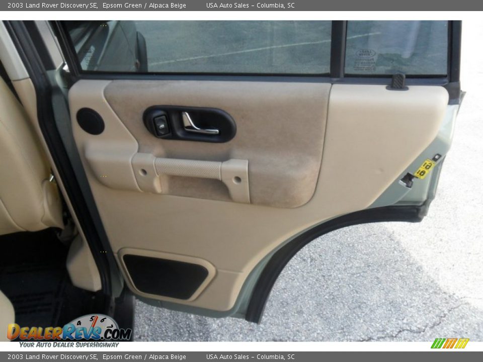 2003 Land Rover Discovery SE Epsom Green / Alpaca Beige Photo #14