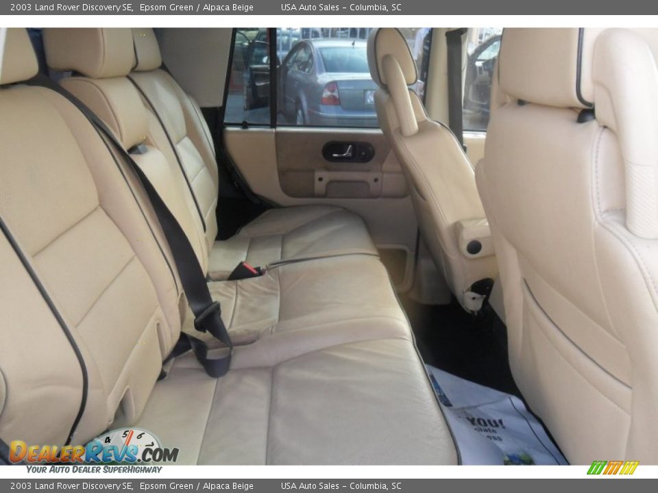 2003 Land Rover Discovery SE Epsom Green / Alpaca Beige Photo #15