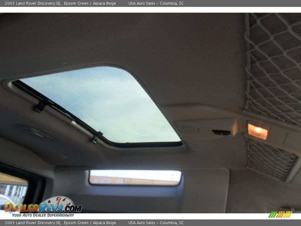 2003 Land Rover Discovery SE Epsom Green / Alpaca Beige Photo #16